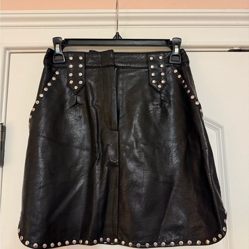 MINKPINK Black Embellished Mini Skirt